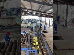 Dòng sản xuất cưa dây chuyền đôi