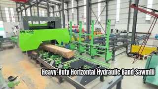 Máy cưa băng thủy lực ngang hạng nặng