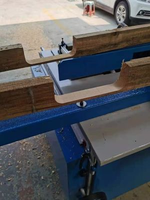 Single Head Wood Pallet Stringer Notching Machine / Wood Slot Machine