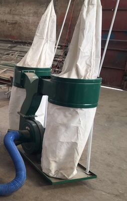 Wood Sawdust Collection Machine Industrial Dust Extractor System for Workshop / Factory