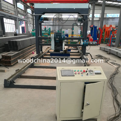 Bàn cắt góc 2000mm Máy cưa gỗ Máy cắt gỗ có đường ray