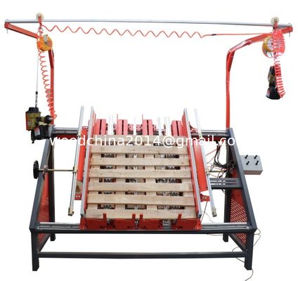 Máy đóng đinh gỗ palet, máy đóng đinh gỗ palet khí nén chiều rộng tối đa 3300mm