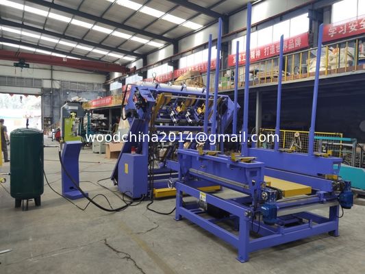 automatic stringer pallet assemble machine euro sawdust blocks pallet nailing machine EURO wood pallet nailing machine