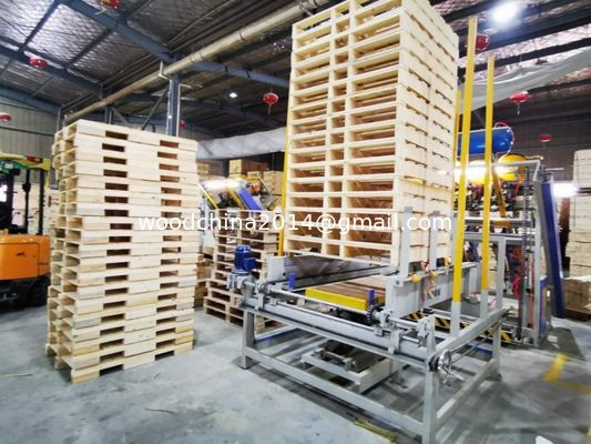 Máy lắp ráp pallet tự động EURO máy đóng đinh pallet gỗ