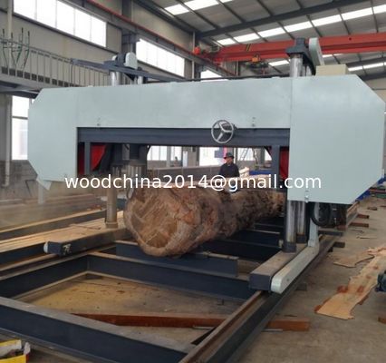 Công nghiệp gỗ nặng Máy cưa băng trục Máy máy cắt cây lớn Máy cưa gỗ