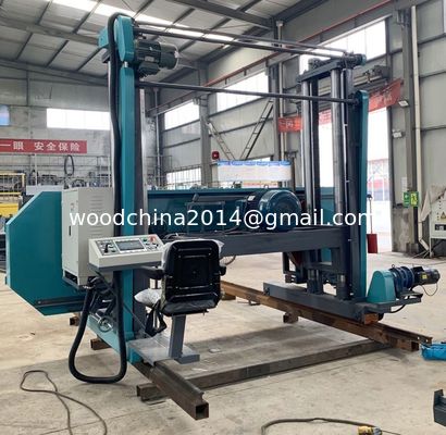 Máy cưa gỗ băng ngang cột hai MJ2500 Heavy Duty Bandsaw Mill