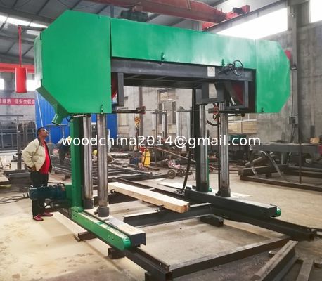 Công nghiệp gỗ nặng Máy cưa băng trục Máy máy cắt cây lớn Máy cưa gỗ