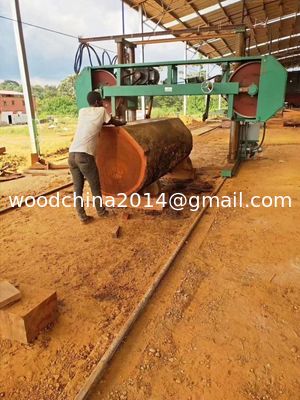 Giá rẻ bán nhà máy Máy cưa dây chuyền tự động Máy cưa dây chuyền ngang cho gỗ có đường kính lớn