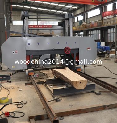 Máy cắt gỗ lớn Động tay băng ngang máy cưa