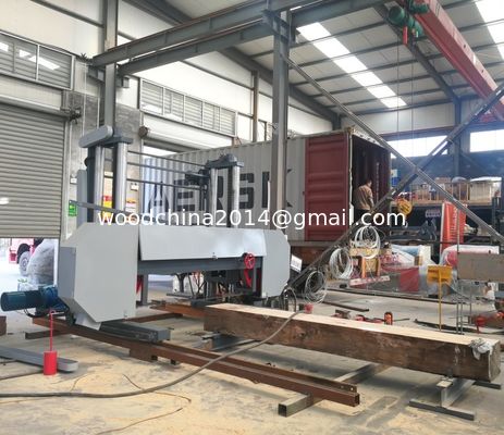 Máy cắt gỗ lớn Động tay băng ngang máy cưa