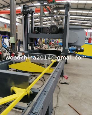 Máy cưa gỗ tự động hoàn toàn với máy quay gỗ