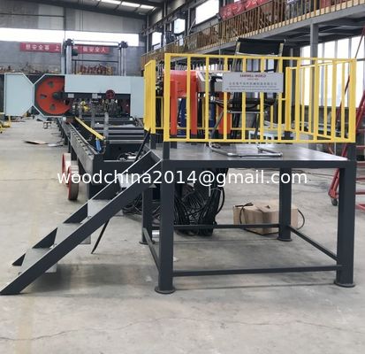Máy cưa gỗ tự động hoàn toàn với máy quay gỗ