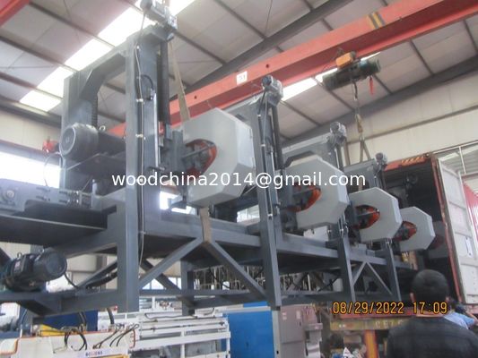 2/3/4/5/6 đầu Tốc độ cao máy cưa gỗ tự động đa đầu với hệ thống cho ăn tự động