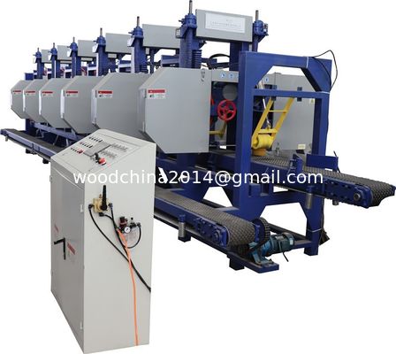 Máy cưa cắt ngang nhiều đầu, Máy cưa cắt ngang nhiều lưỡi 2 3 4 5 6