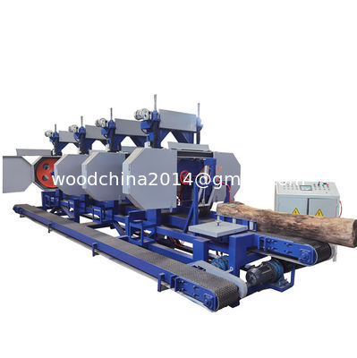 2/3/4/5/6 đầu Tốc độ cao máy cưa gỗ tự động đa đầu với hệ thống cho ăn tự động