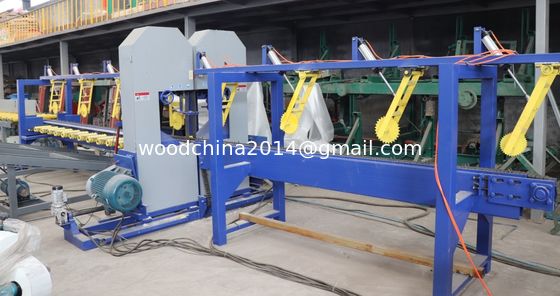 Tự động dọc hai đầu Bandsaw Sawmill Line Wood Saw Machine