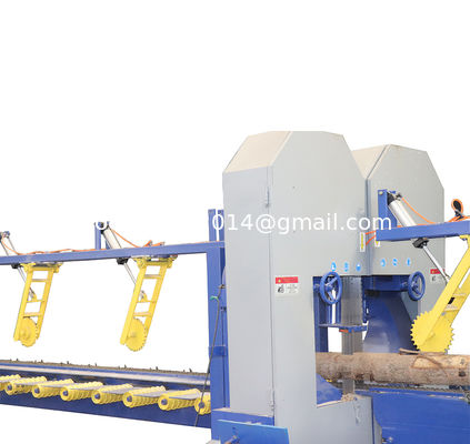 Thiết kế mới Công nghiệp máy cưa gỗ Twin dải dọc máy cưa để cắt gỗ