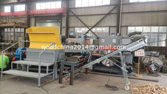 Máy nghiền pallet gỗ nhỏ gọn Máy nghiền pallet với nam châm cho ngành công nghiệp gia đình