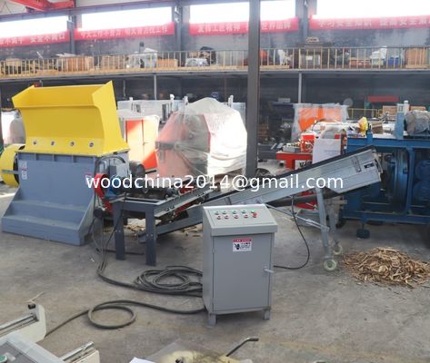 Máy nghiền pallet gỗ nhỏ gọn Máy nghiền pallet với nam châm cho ngành công nghiệp gia đình
