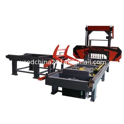 Máy cưa gỗ tự động hoàn toàn với máy quay gỗ