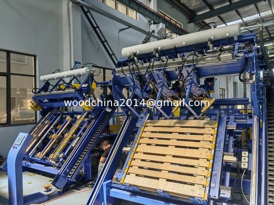 Máy lắp ráp pallet tự động EURO máy đóng đinh pallet gỗ