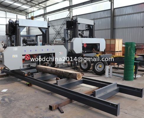 Trung Quốc nhà máy bán gỗ ngang dây chuyền di động nhìn máy cưa máy cưa gỗ