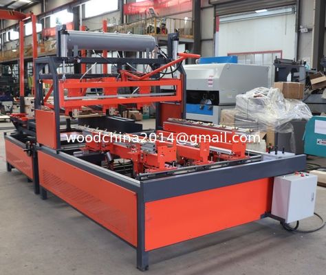 Máy đóng đinh pallet gỗ bán tự động với máy đóng đinh pallet gỗ Palletizer