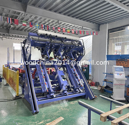 AWPN 1300 Máy chế tạo pallet gỗ tự động với chế tạo và xếp chồng tự động