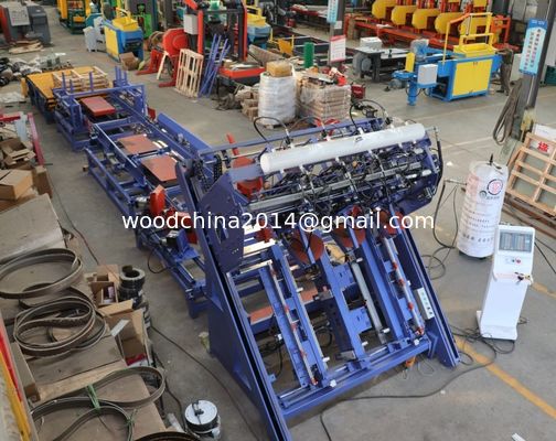 Giá nhà máy Máy đóng đinh pallet gỗ tự động Đường dây sản xuất pallet Euro Máy làm pallet gỗ