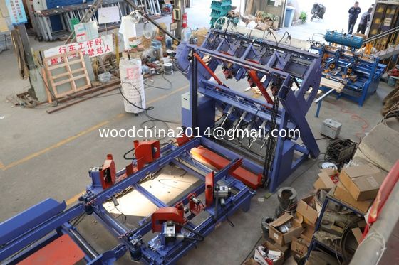 Giá nhà máy Máy đóng đinh pallet gỗ tự động Đường dây sản xuất pallet Euro Máy làm pallet gỗ