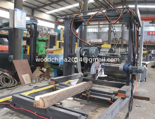 Máy cưa hình tròn di động, đai cưa hai lưỡi dao góc Cưa cưa cắt log