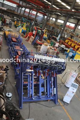 Automatic American Stringer European Wooden Pallets Nailing Making Machine