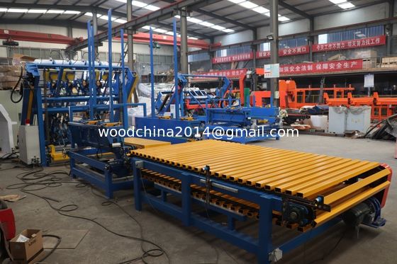 Thiết kế mới nhất hiệu quả cao tự động móng gỗ Pallet làm máy / Euro And Stringer Pallet Nailing Machine
