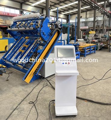 Thiết kế mới nhất hiệu quả cao tự động móng gỗ Pallet làm máy / Euro And Stringer Pallet Nailing Machine