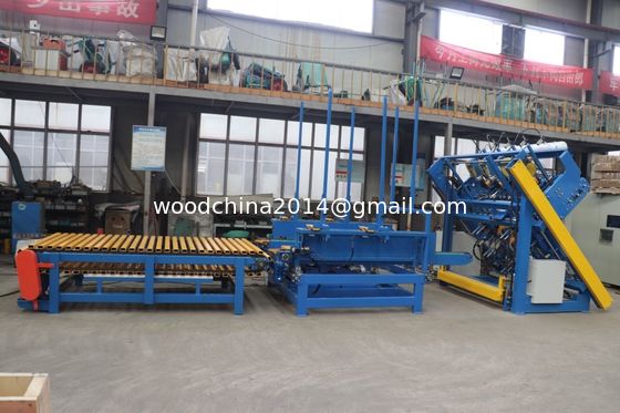 High Efficiency Wooden Pallet Nailing Machine Pallet Production Line For Stringers Pallet