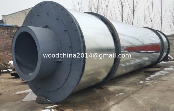 Industrial Rotary Drum Dryer Machine For Drying Biomass Sawdust Wood Chip Bamboo Shavings