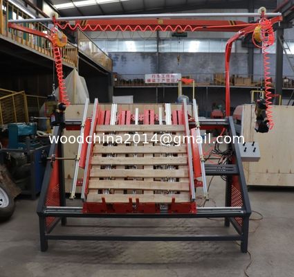 Wood Stringer Pallet Block Making Machine, Pallet Nailing Machine, Pneumatic Wood Pallet Nailing Table (Máy làm khối pallet bằng gỗ, Máy đóng đinh pallet bằng gỗ, Bàn đóng đinh pallet bằng gỗ bằng khí)