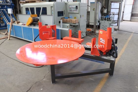 Tray Corner Cutter Wood Pallet Corner Cutting Machine Máy cưa đĩa tròn