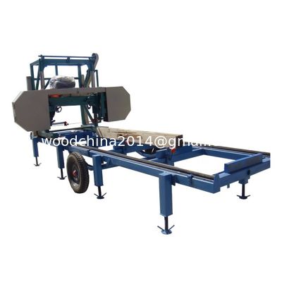Máy cưa vòng gỗ ngang Máy cưa vòng gỗ di động, Cưa vòng di động trong rừng