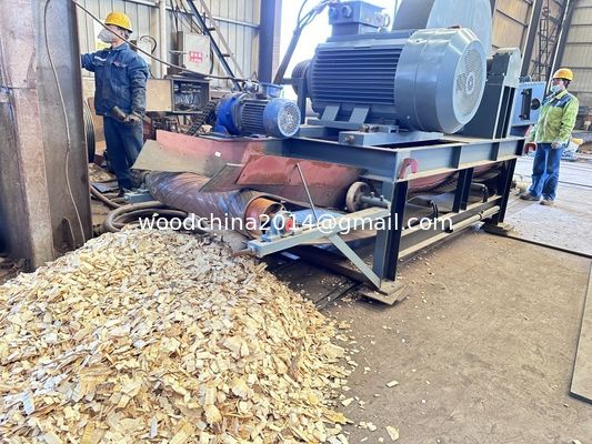 Công suất cao Capacity lớn xử lý một loạt các loại gỗ đĩa Chipper gỗ Crusher chi nhánh Shredder