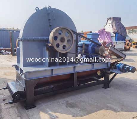 Công suất cao Capacity lớn xử lý một loạt các loại gỗ đĩa Chipper gỗ Crusher chi nhánh Shredder