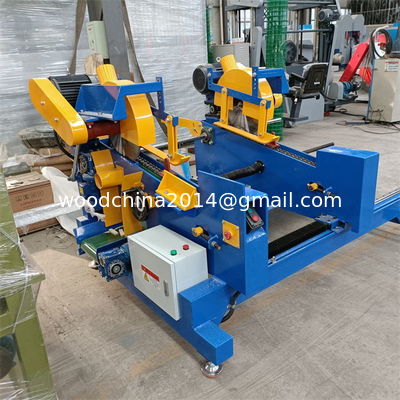 Máy chế tạo pallet gỗ chuyên nghiệp Tự động hai đầu cắt cắt ngang