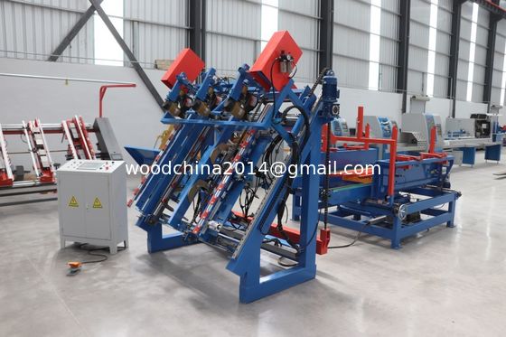 Máy đóng đinh pallet Mỹ bán tự động Stringer Pallet Making Machine