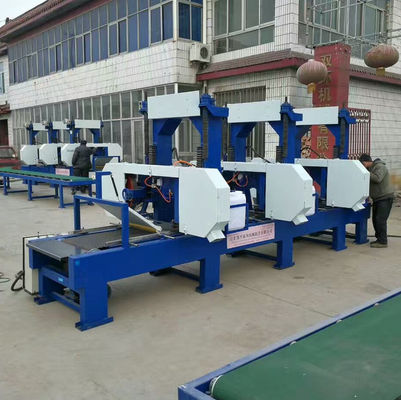 Máy cưa vòng nhiều đầu, Máy cưa ngang cắt gỗ, Xưởng cưa gỗ