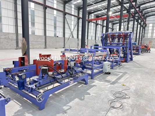 Máy lắp ráp pallet châu Âu Công nghiệp Máy đóng đinh pallet gỗ tự động để sản xuất pallet gỗ