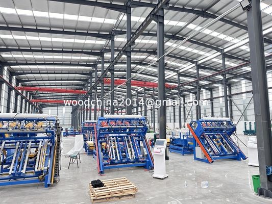 400 pallets/Day Pallet Assembly Machine Euro Sawdust Blocks Pallet Nailing Machine Máy lắp đặt pallet