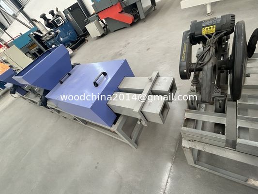 Máy cắt bụi gỗ 2 đầu tự động mới Máy làm khay gỗ