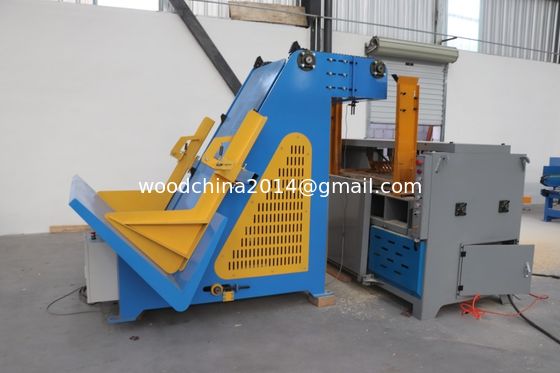 Wood Pallet Stringer Notcher Machine với hệ thống cho ăn tự động