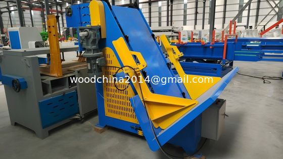 Wood Pallet Stringer Notcher Machine với hệ thống cho ăn tự động