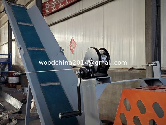 Máy cắt gỗ tự động Bộ xử lý gỗ đốt